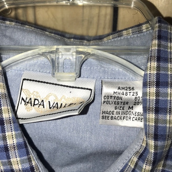 Napa Valley blouse button down size Medium - Picture 3 of 6